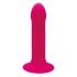 Dual Density Cushioned Core Vibrating Suction Cup Silicone Dildo