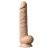 15inch realistic silicone dual-density dildo with suction cup and balls